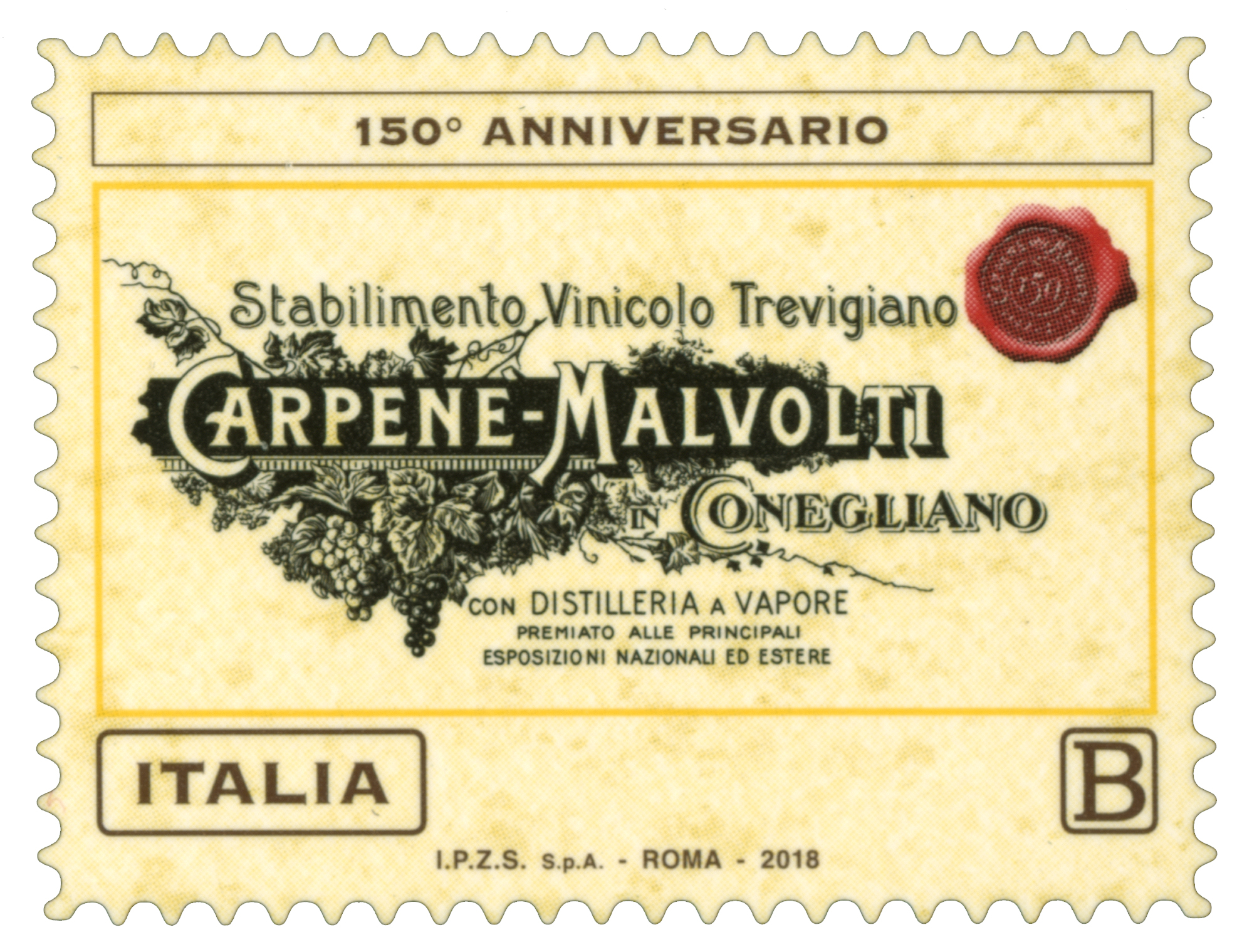 Un'immagine del francobollo